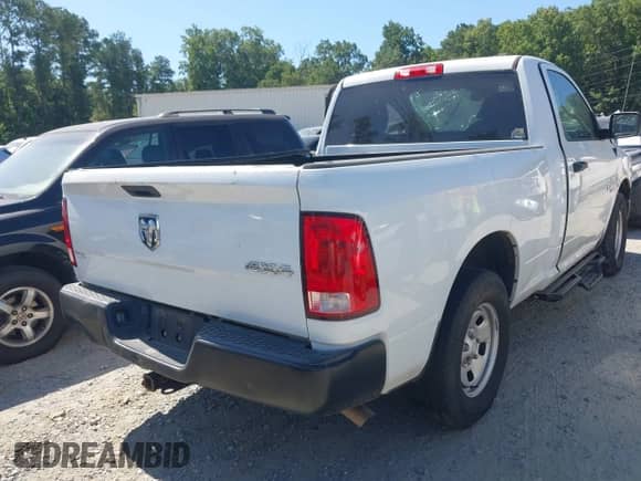 2021 Ram 1500 Express with VIN 3C6JR7AT4MG641110, listed as a IAAI auction lot 42739618 with 11,112 mi miles and . Bid and sale history available at DreamBid. Image 4.