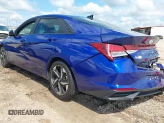 ✅ 2023 Hyundai Elantra SEL • VIN: KMHLS4AG8PU615548 • Lot: 42917456. Listed on IAAI with 15,165 mi. Free auction sales archive from the USA and detailed vehicle history report at DreamBid. Image 3.