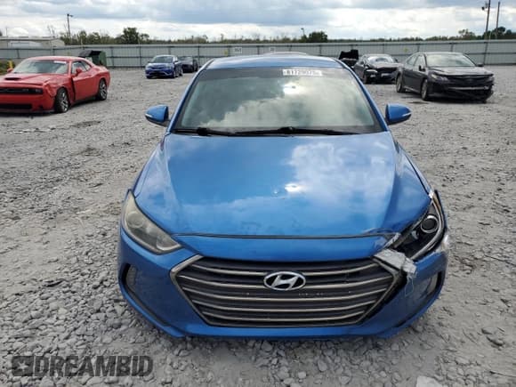 ✅ 2017 Hyundai Elantra Limited • VIN: 5NPD84LF2HH077677 • Lot: 81729075. Listed on Copart with 190,539 mi. Free auction sales archive from the USA and detailed vehicle history report at DreamBid. Image 5.