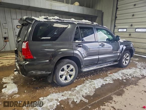 ✅ 2006 Toyota 4Runner Limited • VIN: JTEBT17R368034854 • Lot: 95925835. Listed on Copart with 206,653 mi. Free auction sales archive from the USA and detailed vehicle history report at DreamBid. Image 3.
