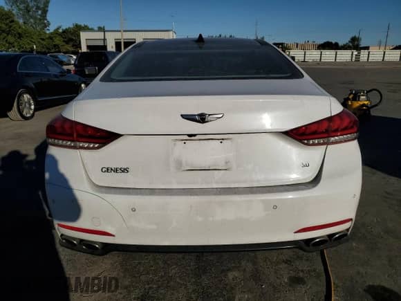 2015 Hyundai Genesis 5.0L z VIN KMHGN4JF2FU020810, wystawiony jako Copart lot #82961764 z przebiegiem 108 621 mil mil oraz Szkoda całkowita • Salvage title. Historia ofert i sprzedaży dostępna na DreamBid. Obrazek 6.