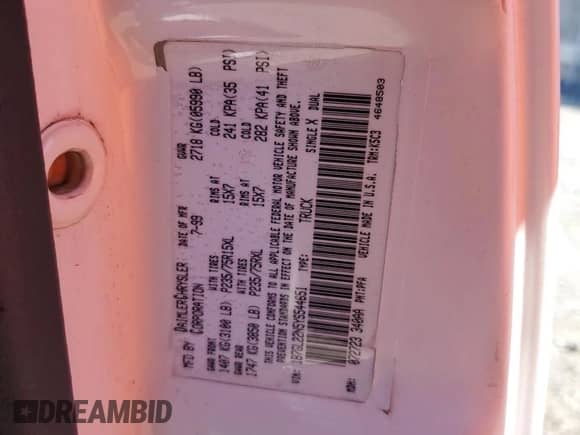 ✅ 2000 Dodge Dakota Sport • VIN: 1B7GL22N5YS544651 • Lot: 84993785. Wystawiony na Copart z przebiegiem 137 008 mil. Bezpłatny archiwum sprzedaży aukcyjnych z USA i szczegółowy raport historii pojazdu na DreamBid. Zdjęcie 12.