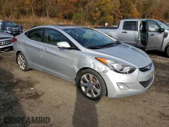 2013 Hyundai Elantra Limited with VIN 5NPDH4AEXDH190040, listed as a Copart auction lot 91018775 with 152,162 mi miles and Clean title. Bid and sale history available at DreamBid. Image 4.