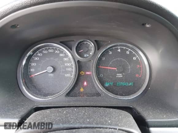 2009 Chevrolet Cobalt 1LT with VIN 1G1AT18H897227025, listed as a IAAI auction lot 43540103 with 237,843 mi miles and . Bid and sale history available at DreamBid. Image 7.