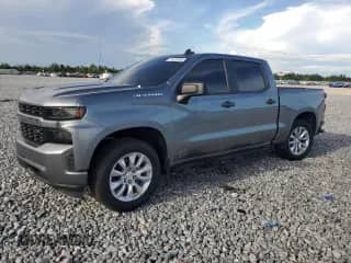 2021 Chevrolet Silverado 1500 Custom with VIN 3GCPWBEK4MG329529, listed as a Copart auction lot 71625345 with 86,738 mi miles and Non repairable. Bid and sale history available at DreamBid. Image 1.
