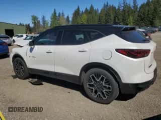 2023 Chevrolet Blazer RS with VIN 3GNKBKRS1PS189836, listed as a Copart auction lot 51933724 with 1,410 mi miles and Salvage title. Bid and sale history available at DreamBid. Image 2.