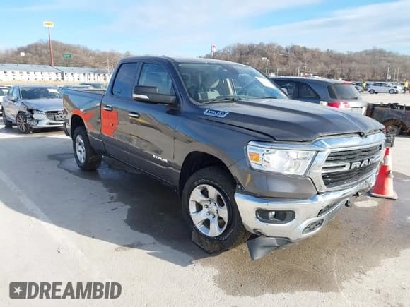 ✅ 2019 Ram 1500 Big Horn • VIN: 1C6RRFBG5KN767639 • Lot: 41738610. Listed on IAAI with 116,600 mi. Free auction sales archive from the USA and detailed vehicle history report at DreamBid. Image 1.