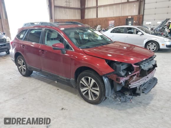✅ 2018 Subaru Outback Limited • VIN: 4S4BSANC7J3350751 • Lot: 42578620. Listed on IAAI with 117,770 mi. Free auction sales archive from the USA and detailed vehicle history report at DreamBid. Image 1.