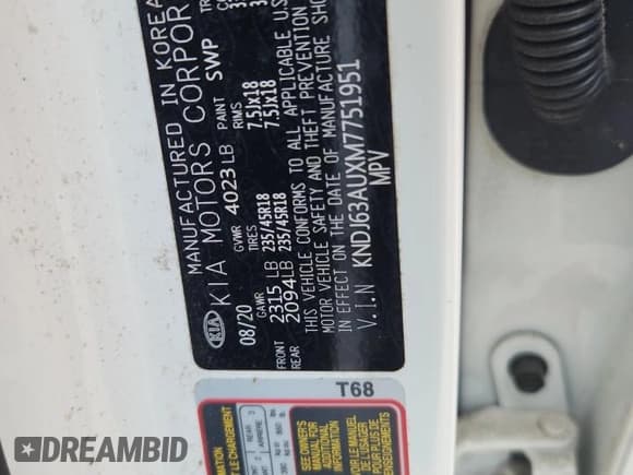 ✅ 2021 Kia Soul GT-Line • VIN: KNDJ63AUXM7751951 • Lot: 66948185. Wystawiony na Copart z przebiegiem 74 680 mil. Bezpłatny archiwum sprzedaży aukcyjnych z USA i szczegółowy raport historii pojazdu na DreamBid. Zdjęcie 12.