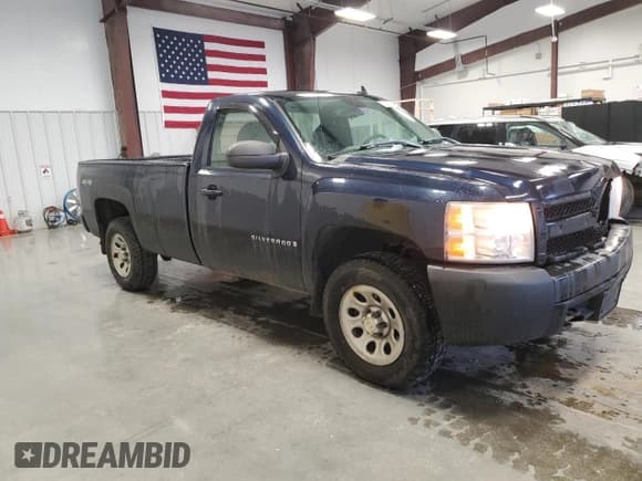 ✅ 2007 Chevrolet Silverado 1500 Work Truck • VIN: 1GCEK14C97Z649473 • Lot: 82251904. Listed on Copart with 179,885 mi. Free auction sales archive from the USA and detailed vehicle history report at DreamBid. Image 4.