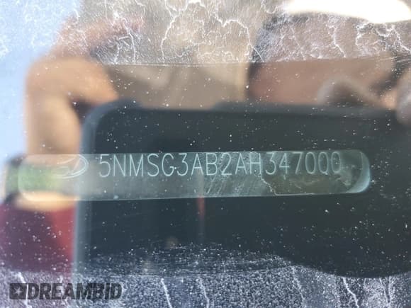 ✅ 2010 Hyundai Santa Fe GLS • VIN: 5NMSG3AB2AH347000 • Lot: 81981954. Listed on Copart with 273,557 mi. Free auction sales archive from the USA and detailed vehicle history report at DreamBid. Image 13.