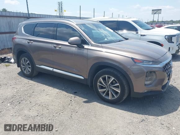 ✅ 2020 Hyundai Santa Fe SEL • VIN: 5NMS33AD3LH261307 • Lot: 42940601. Listed on IAAI with 95,444 mi. Free auction sales archive from the USA and detailed vehicle history report at DreamBid. Image 1.