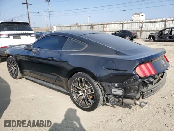 ✅ 2017 Ford Mustang V6 • VIN: 1FA6P8AM3H5266140 • Lot: 90681585. Listed on Copart with 65,027 mi. Free auction sales archive from the USA and detailed vehicle history report at DreamBid. Image 2.