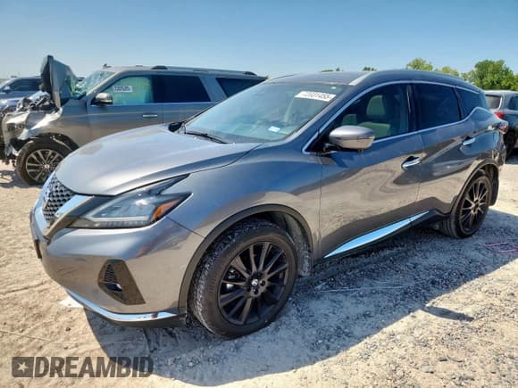 ✅ 2022 Nissan Murano Platinum • VIN: 5N1AZ2DJ7NC112014 • Лот: 72031455. Опубликован ранее на Copart с пробегом 66 760 миль. Бесплатный доступ к архиву аукционных продаж из США и подробный отчёт об истории автомобиля на DreamBid. Изображение 1.