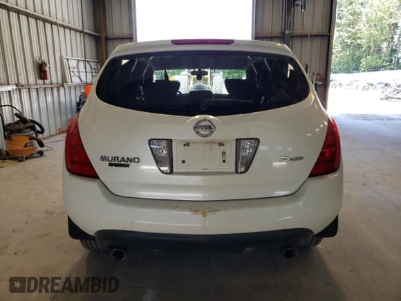 ✅ 2005 Nissan Murano S • VIN: JN8AZ08W45W442033 • Lot: 60627074. Wystawiony na Copart z przebiegiem 156 606 mil. Bezpłatny archiwum sprzedaży aukcyjnych z USA i szczegółowy raport historii pojazdu na DreamBid. Zdjęcie 6.