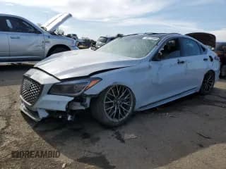 ✅ 2020 Genesis G80 Sport • VIN: KMTFN4JB8LU329692 • Lot: 45175985. Listed on Copart with 32,410 mi. Free auction sales archive from the USA and detailed vehicle history report at DreamBid. Image 1.