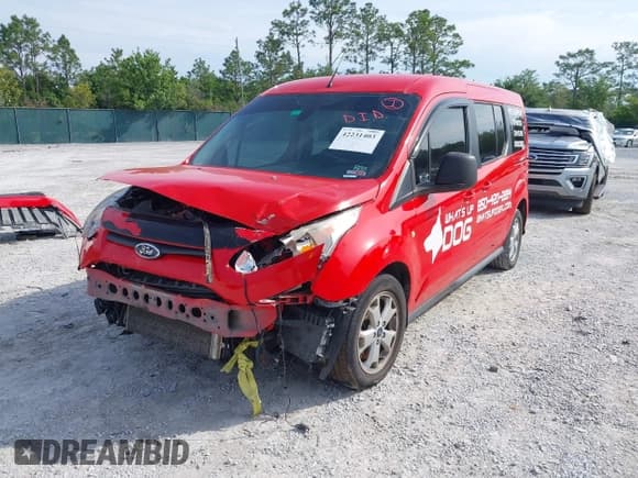 ✅ 2014 Ford Transit Connect XLT • VIN: NM0GS9F73E1147073 • Lot: 42231403. Listed on IAAI with 128,317 mi. Free auction sales archive from the USA and detailed vehicle history report at DreamBid. Image 2.