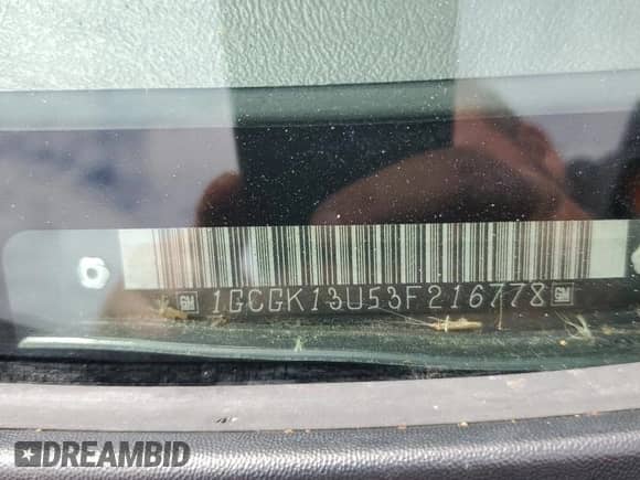 2003 Chevrolet Silverado 1500HD LS with VIN 1GCGK13U53F216778, listed as a Copart auction lot 57948235 with 239,610 mi miles and Clean title. Bid and sale history available at DreamBid. Image 12.