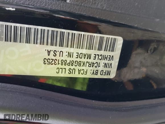 ✅ 2023 Jeep Grand Cherokee Limited • VIN: 1C4RJKBG8P8813253 • Lot: 43277138. Listed on IAAI with 55,551 mi. Free auction sales archive from the USA and detailed vehicle history report at DreamBid. Image 9.