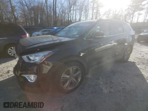 ✅ 2015 Hyundai Santa Fe GLS • VIN: KM8SR4HF9FU111819 • Лот: 77859063. Опубликован ранее на Copart с пробегом 115 449 миль. Бесплатный доступ к архиву аукционных продаж из США и подробный отчёт об истории автомобиля на DreamBid. Изображение 1.