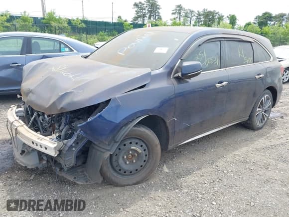 ✅ 2020 Acura MDX Technology • VIN: 5J8YD4H5XLL057051 • Lot: 42328864. Listed on IAAI with Not provided. Free auction sales archive from the USA and detailed vehicle history report at DreamBid. Image 2.