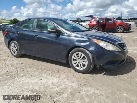 2012 Hyundai Sonata GLS with VIN 5NPEB4AC6CH311021, listed as a Copart auction lot 80875065 with 153,798 mi miles and Salvage title. Bid and sale history available at DreamBid. Image 4.