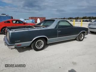 ✅ 1985 Chevrolet El Camino • VIN: 3GCCW80H1FS923489 • Лот: 78198354. Опубликован ранее на Copart с пробегом 76 530 миль. Бесплатный доступ к архиву аукционных продаж из США и подробный отчёт об истории автомобиля на DreamBid. Изображение 3.