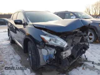 2015 Nissan Murano Platinum with VIN 5N1AZ2MH8FN240782, listed as a IAAI auction lot 41363946 with 90,545 mi miles and . Bid and sale history available at DreamBid. Image 1.