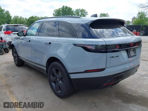 ✅ 2025 Land Rover Range Rover Velar Dynamic SE • VIN: SALYL2EX1SA394559 • Lot: 42262198. Listed on IAAI with 17,470 mi. Free auction sales archive from the USA and detailed vehicle history report at DreamBid. Image 3.