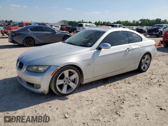 ✅ 2007 BMW 3 Series 335i • VIN: WBAWB73507P037634 • Lot: 67088395. Listed on Copart with 179,146 mi. Free auction sales archive from the USA and detailed vehicle history report at DreamBid. Image 1.