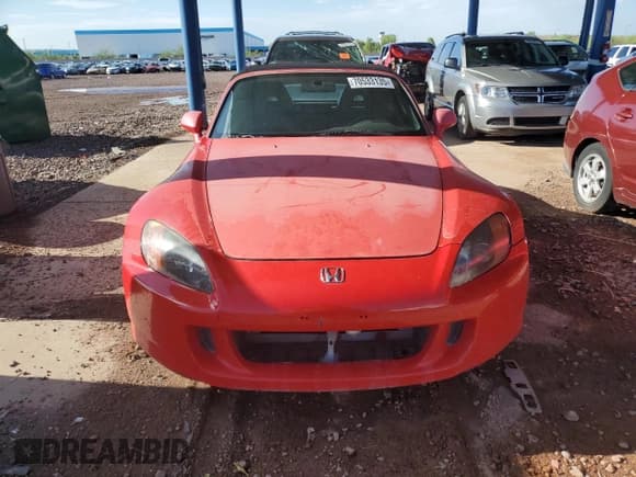 ✅ 2000 Honda S2000 • VIN: JHMAP1146YT007843 • Lot: 70533135. Wystawiony na Copart z przebiegiem 152 331 mil. Bezpłatny archiwum sprzedaży aukcyjnych z USA i szczegółowy raport historii pojazdu na DreamBid. Zdjęcie 5.