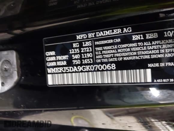 ✅ 2016 Smart fortwo Prime • VIN: WMEFJ5DA9GK070068 • Lot: 43165583. Wystawiony na IAAI z przebiegiem 46 776 mil. Bezpłatny archiwum sprzedaży aukcyjnych z USA i szczegółowy raport historii pojazdu na DreamBid. Zdjęcie 9.