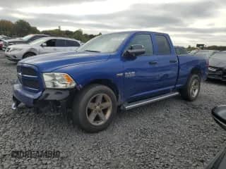 2015 Ram 1500 Express with VIN 1C6RR7FT0FS652385, listed as a Copart auction lot 80785615 with 129,801 mi miles and Salvage title. Bid and sale history available at DreamBid. Image 1.