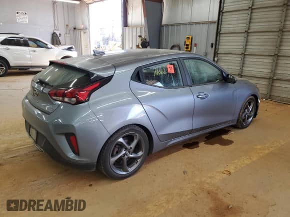 2019 Hyundai Veloster Premium z VIN KMHTG6AF9KU012802, wystawiony jako Copart lot #46091975 z przebiegiem Nie podano mil oraz Szkoda całkowita • Salvage title. Historia ofert i sprzedaży dostępna na DreamBid. Obrazek 3.