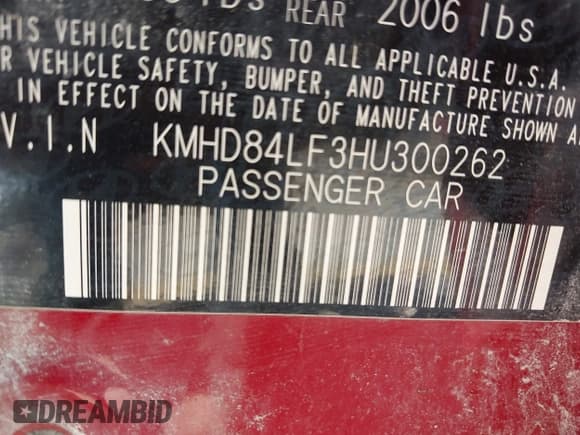 ✅ 2017 Hyundai Elantra SE • VIN: KMHD84LF3HU300262 • Lot: 42155510. Wystawiony na IAAI z przebiegiem 118 464 mil. Bezpłatny archiwum sprzedaży aukcyjnych z USA i szczegółowy raport historii pojazdu na DreamBid. Zdjęcie 9.