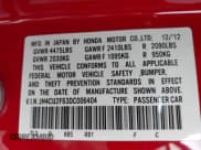 ✅ 2013 Acura TSX Technology • VIN: JH4CU2F63DC006404 • Lot: 42369304. Wystawiony na IAAI z przebiegiem 104 219 mil. Bezpłatny archiwum sprzedaży aukcyjnych z USA i szczegółowy raport historii pojazdu na DreamBid. Zdjęcie 9.