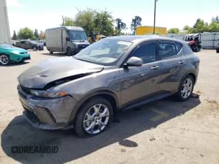 ✅ 2024 Dodge Hornet R/T Plus • VIN: ZACPDFDW7R3A21544 • Lot: 68040765. Listed on Copart with 13,510 mi. Free auction sales archive from the USA and detailed vehicle history report at DreamBid. Image 1.