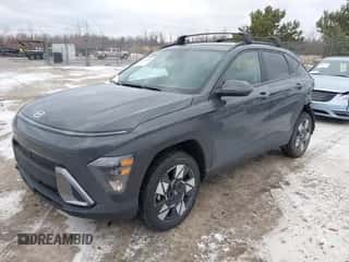 2024 Hyundai Kona SEL with VIN KM8HBCAB4RU104684, listed as a IAAI auction lot 41354883 with 5,122 mi miles and . Bid and sale history available at DreamBid. Image 2.