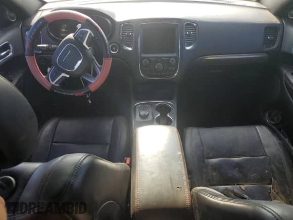 2014 Dodge Durango R/T z VIN 1C4SDHCT0EC344449, wystawiony jako Copart lot #65068825 z przebiegiem 191 185 mil mil oraz Szkoda całkowita • Salvage title. Historia ofert i sprzedaży dostępna na DreamBid. Obrazek 8.