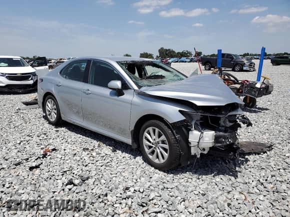 2022 Toyota Camry LE с VIN 4T1C11BK8NU054222, выставлен на аукционе Copart как лот 53845085 с пробегом Не указан миль и На запчасти • Non repairable. История ставок и продаж доступна на DreamBid. Изображение 4.
