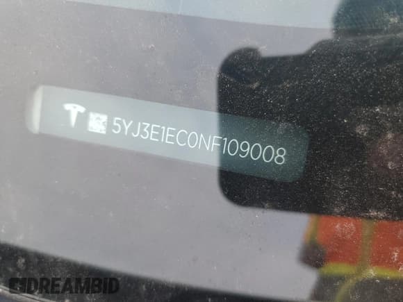 ✅ 2022 Tesla Model 3 Performance • VIN: 5YJ3E1EC0NF109008 • Lot: 81528225. Wystawiony na Copart z przebiegiem Nie podano. Bezpłatny archiwum sprzedaży aukcyjnych z USA i szczegółowy raport historii pojazdu na DreamBid. Zdjęcie 13.