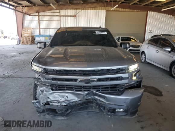 2020 Chevrolet Silverado 1500 RST with VIN 3GCPWDED8LG317234, listed as a Copart auction lot 80727865 with 57,317 mi miles and Salvage title. Bid and sale history available at DreamBid. Image 5.