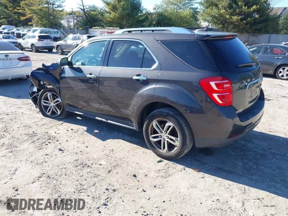 2016 Chevrolet Equinox LTZ with VIN 2GNALDEK9G6290910, listed as a IAAI auction lot 43468722 with 151,551 mi miles and . Bid and sale history available at DreamBid. Image 3.