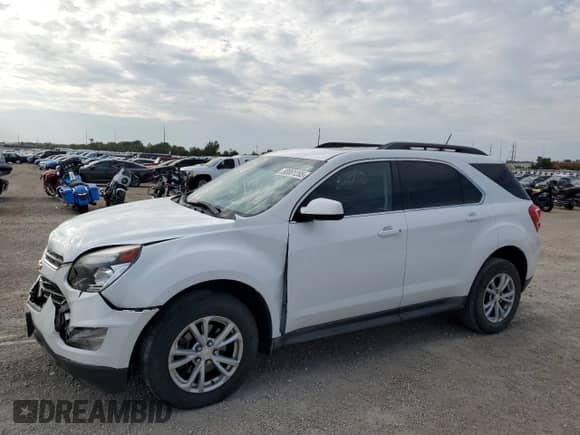 2016 Chevrolet Equinox LT with VIN 2GNFLFEK1G6260219, listed as a Copart auction lot 80061285 with 100,160 mi miles and Salvage title. Bid and sale history available at DreamBid. Image 1.