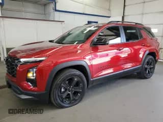 2025 Chevrolet Equinox AWD LT z VIN 3GNAXPEG2SL168993, wystawiony jako Copart lot #84599575 z przebiegiem 8 858 mil mil oraz Szkoda całkowita • Salvage title. Historia ofert i sprzedaży dostępna na DreamBid. Obrazek 1.