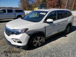 ✅ 2018 Honda Pilot EX-L • VIN: 5FNYF5H59JB002069 • Lot: 93284955. Listed on Copart with 93,923 mi. Free auction sales archive from the USA and detailed vehicle history report at DreamBid. Image 1.