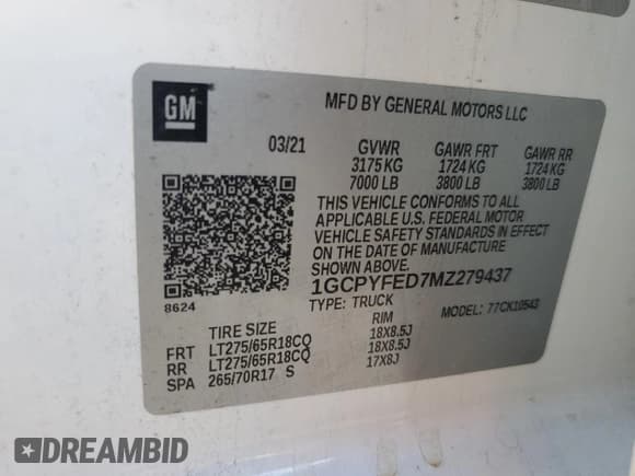 ✅ 2021 Chevrolet Silverado 1500 LT Trail Boss • VIN: 1GCPYFED7MZ279437 • Lot: 86627945. Wystawiony na Copart z przebiegiem 141 252 mil. Bezpłatny archiwum sprzedaży aukcyjnych z USA i szczegółowy raport historii pojazdu na DreamBid. Zdjęcie 13.