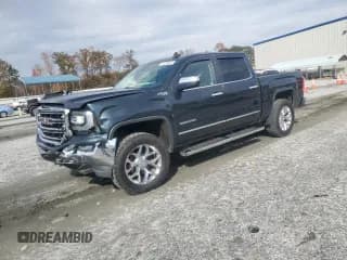 ✅ 2018 GMC Sierra 1500 SLT • VIN: 3GTU2NEC5JG269720 • Lot: 91603965. Listed on Copart with 147,796 mi. Free auction sales archive from the USA and detailed vehicle history report at DreamBid. Image 1.