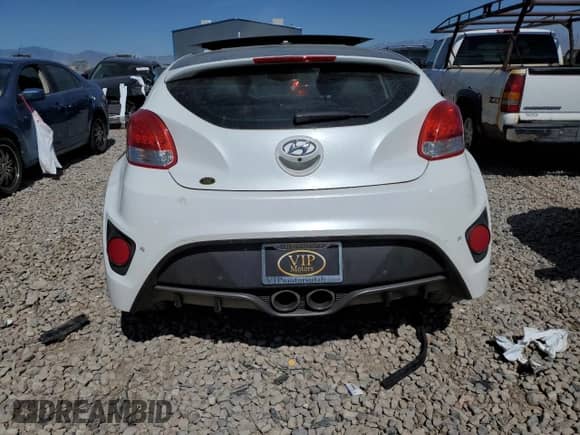 2016 Hyundai Veloster Turbo with VIN KMHTC6AE6GU302425, listed as a Copart auction lot 57547873 with 83,854 mi miles and . Bid and sale history available at DreamBid. Image 6.