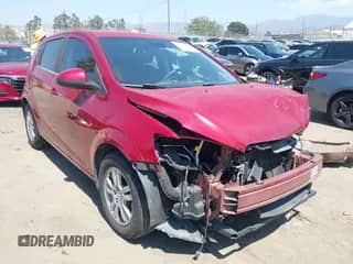 2015 Chevrolet Sonic LT with VIN 1G1JC6SH2F4158609, listed as a IAAI auction lot 43120142 with 116,595 mi miles and . Bid and sale history available at DreamBid. Image 1.